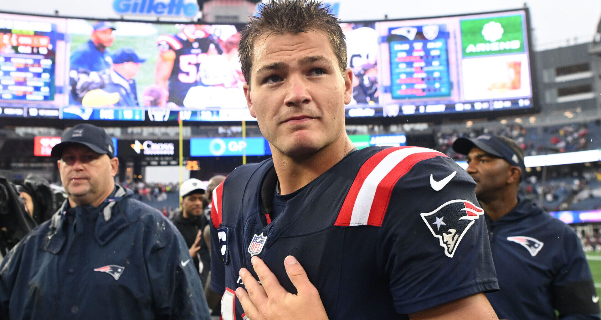 Julian Edelman Gets Brutally Honest On Drake Maye's Performance Vs. Raiders