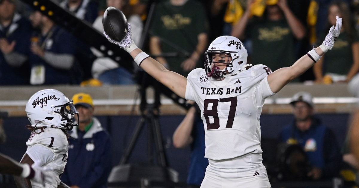 Texas A&M makes big jump, joins Texas in top 10