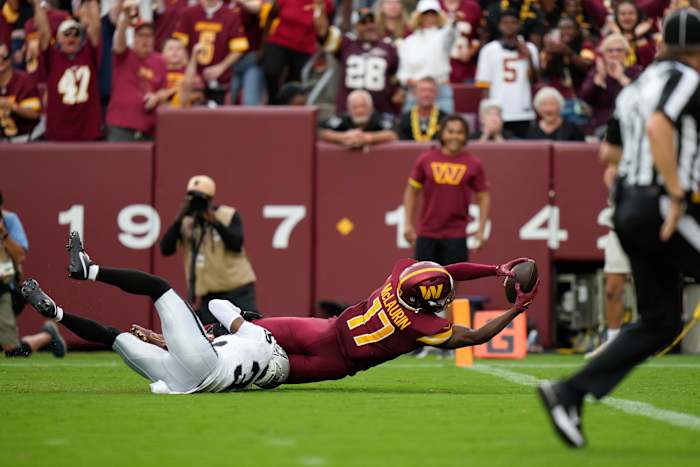 Commanders' Terry McLaurin misses practice and Jayden Daniels is a limited participant