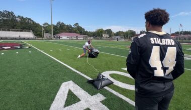 New Orleans Saints surprise Long Beach Bearcats football team with equipment