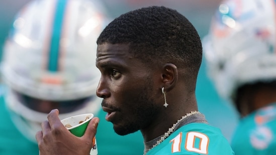 Miami Dolphins wide receiver Tyreek Hill.(IMAGN IMAGES via Reuters Connect)