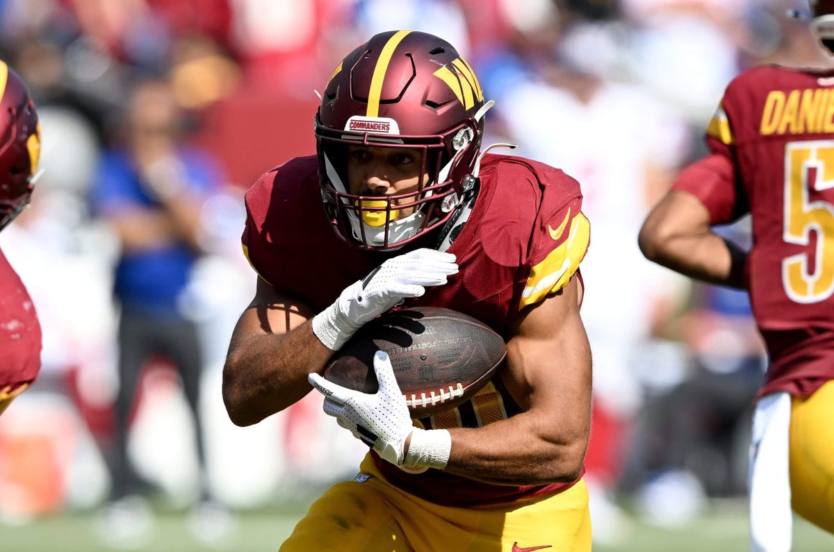 Commanders’ Austin Ekeler out for season with Achilles injury: What it means for Washington