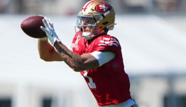 Ricky Pearsall is the most interesting 49er in 2025. We spent a practice trailing him