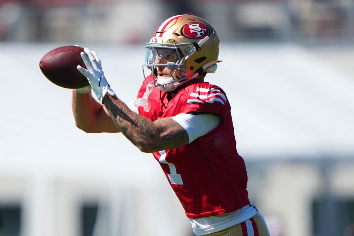 Ricky Pearsall is the most interesting 49er in 2025. We spent a practice trailing him