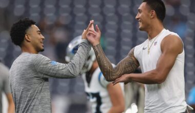 Bryce Young and Tetairoa McMillan hit it off early — now they’re aiming for on-field success