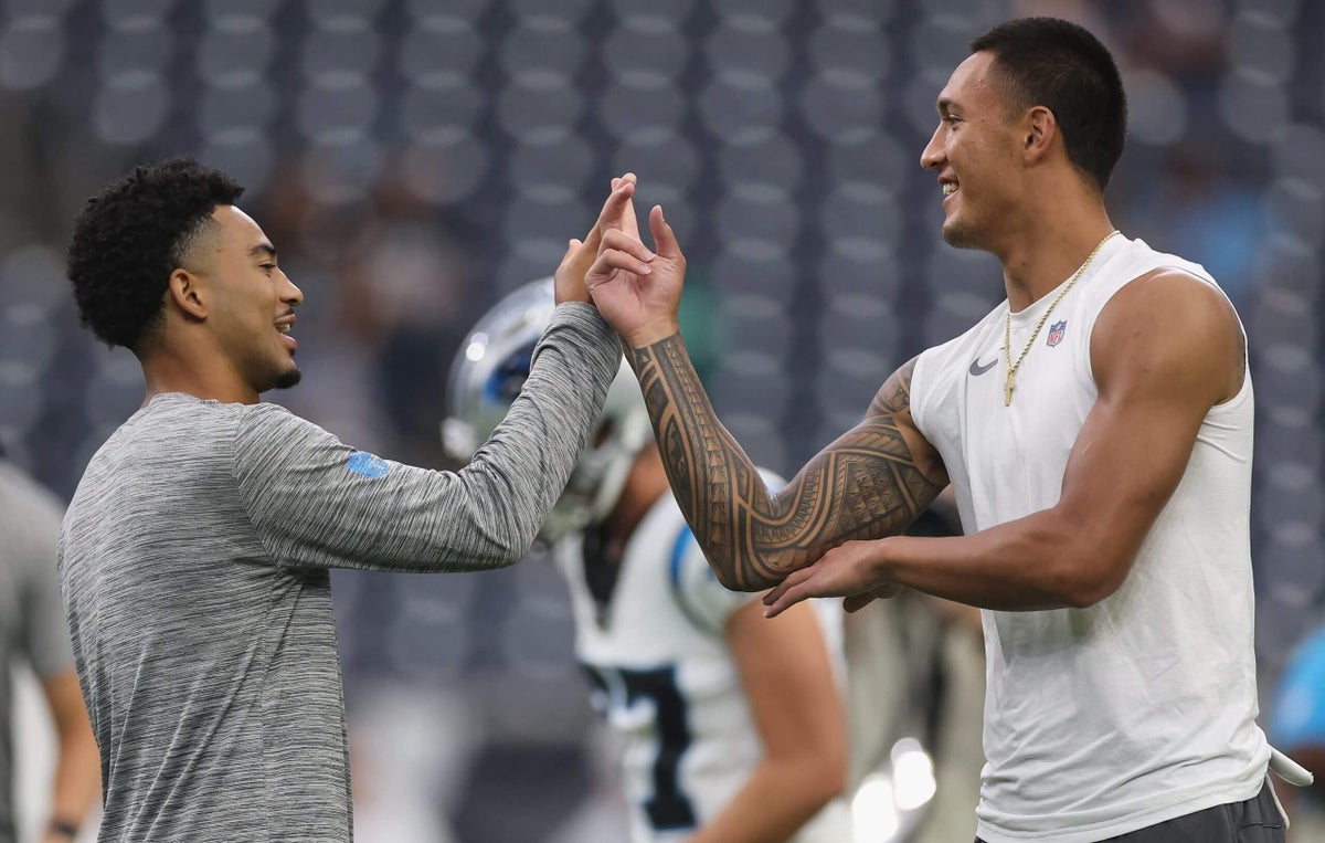 Bryce Young and Tetairoa McMillan hit it off early — now they’re aiming for on-field success