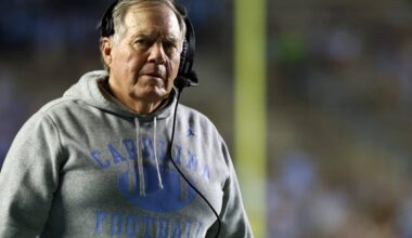 Bill Belichick bans Patriots, limits other NFL scouts from viewing UNC practices