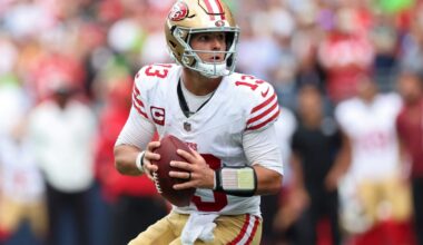 Brock Purdy injured, uncertain for Week 2; George Kittle out ‘a few weeks’