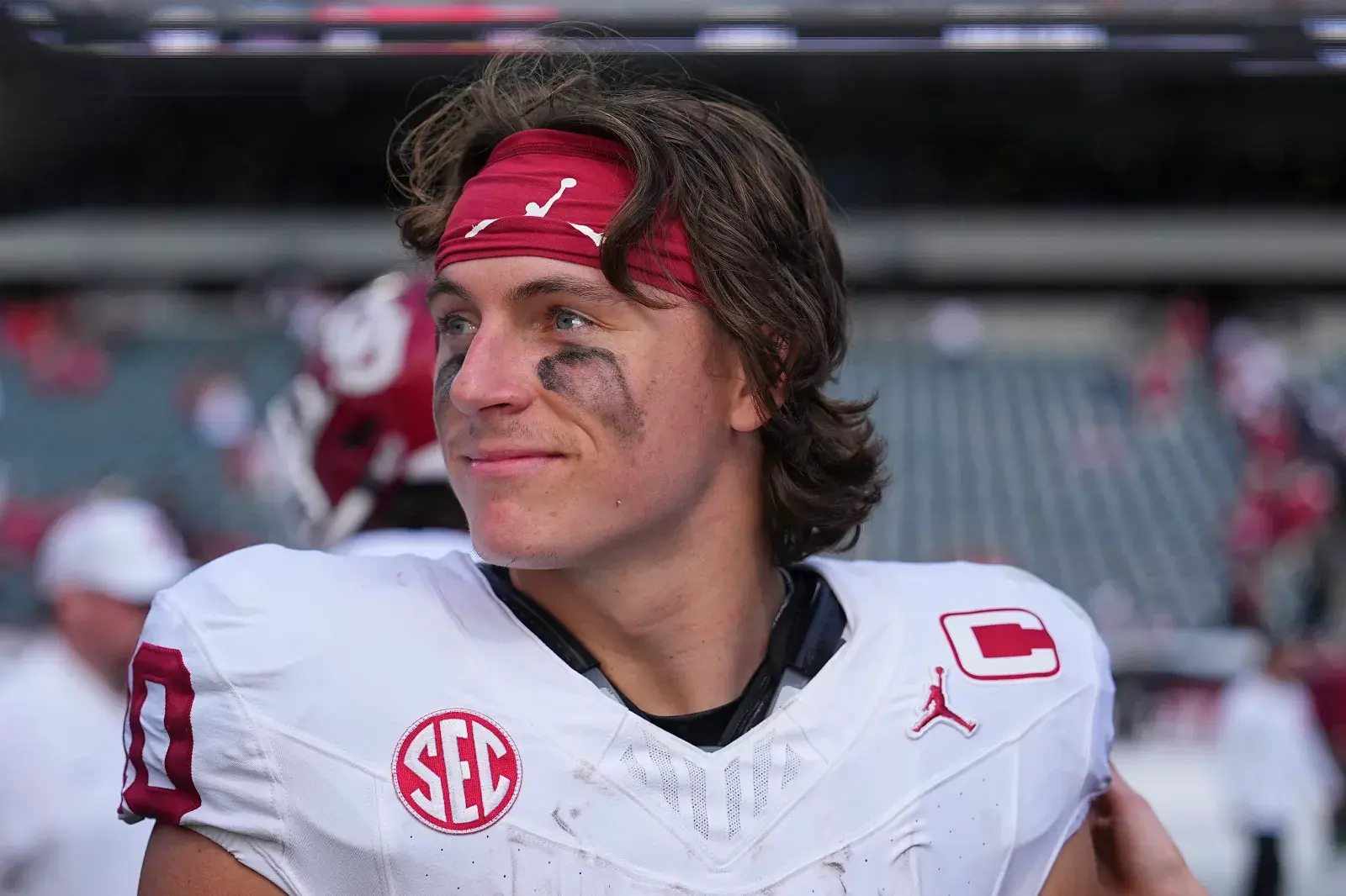 Oklahoma Sooners quarterback John Mateer