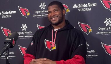 Calais Campbell surprised, grateful to be named Arizona Cardinals 2025 team captain