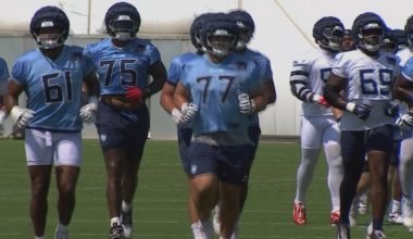 Titans’ offensive line deals with injuries ahead of divisional opener