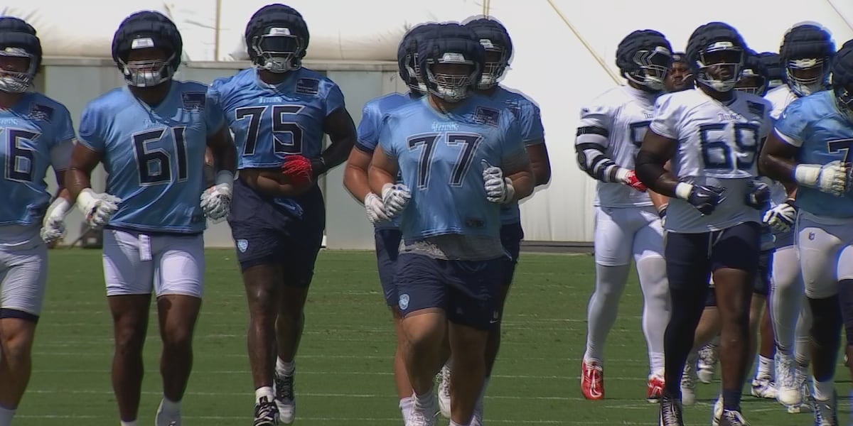 Titans’ offensive line deals with injuries ahead of divisional opener