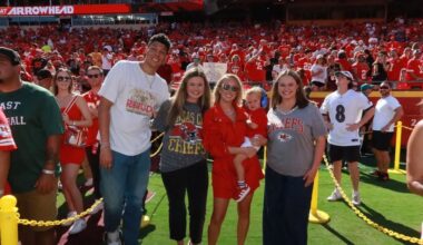 Brittany Mahomes Slays in All-Red for Kansas City Chiefs Home Game