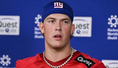 Report reveals Giants players' reaction to Jaxson Dart being named QB