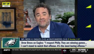 Jeff Saturday slams Drew Brees' comments about Eagles offense