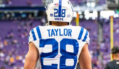 Jonathan Taylor is "Good" After Taking a Hit to his Neck in Week 1 - NFL News