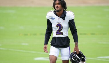 Cornerback Nate Wiggins returns to Ravens practice ahead of Lions game