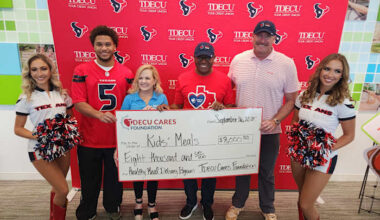 Texans, TDECU team up for Red Zone partnership to benefit Kids Meals Inc., Jalen Pitre: ‘They’re backing our future’