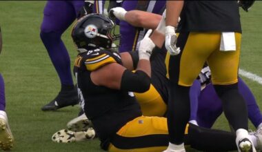 Steelers offensive line dominates