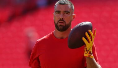 Travis Kelce Hugging DeAndre Hopkins Post-Game Catches Fans Attention