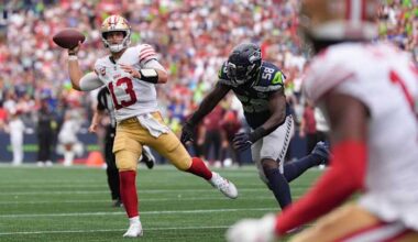 49ers' Brock Purdy 'highly unlikely' to start Sunday against Cardinals because of toe injury