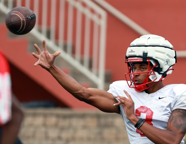 North Central College quarterback Demir Ashiru