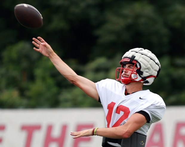 North Central College quarterback Calvin Lavery