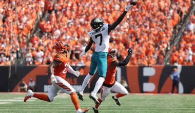 Jaguars WR Brian Thomas Jr. is trying to snap out of a sophomore slump after another costly drop