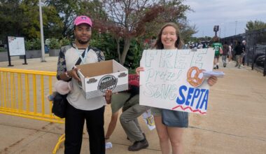 Train service was restored for the Eagles home opener, but advocates reminded fans about SEPTA's funding crisis