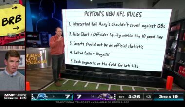 Peyton Manning proposed 5 new NFL rules on 'ManningCast'