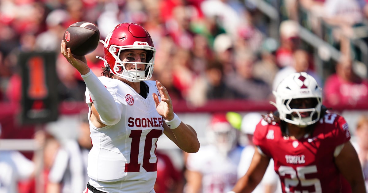 Oklahoma quarterback John Mateer shares positive update on hand surgery