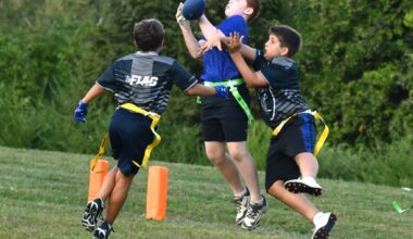 Rams nip Raiders in NFL Flag Football opener