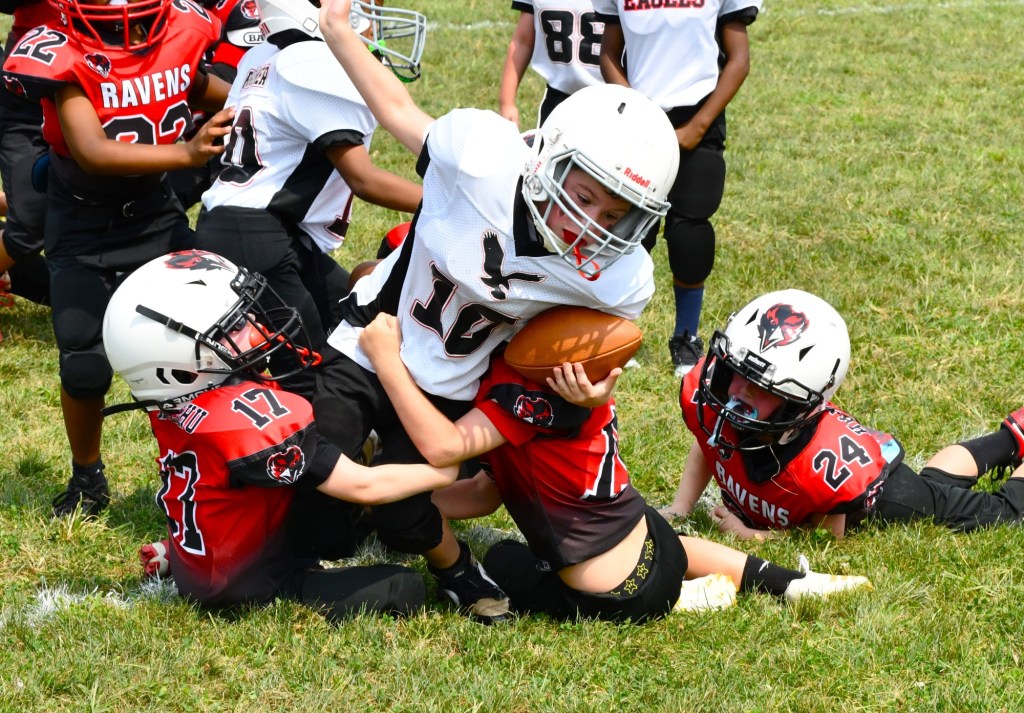 Rox Eagles Six tripped pp by Fox Rox Ravens in opener