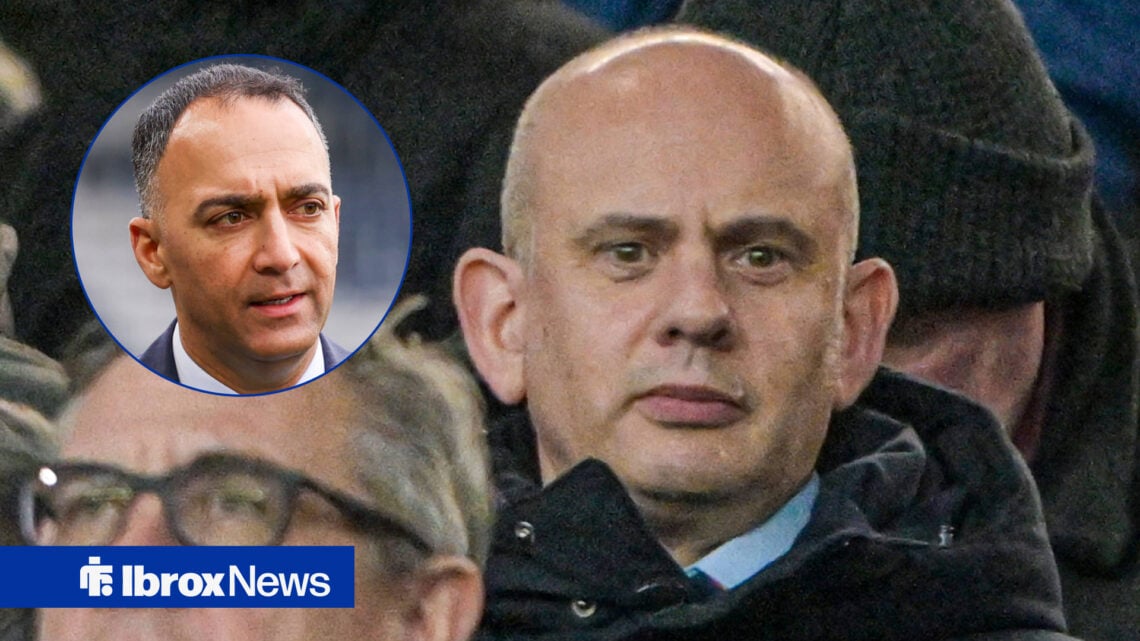 Rangers CEO Patrick Stewart and Paraag Marathe