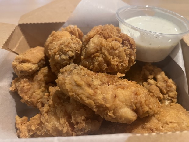 The original fried chicken wings at Mr. Lee Chicken in Concord (photo by Jason Mastrodonato/Bay Area News Group).