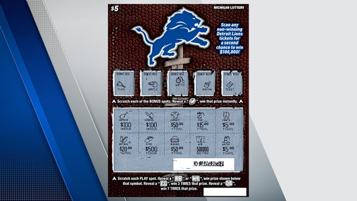 $500,000 Michigan Lottery win on Detroit Lions game leaves couple ‘dumbfounded’