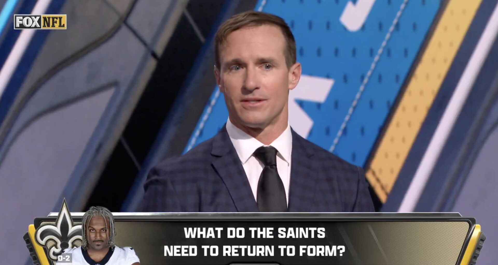 Drew Brees' optimistic Saints take during Fox cameo aged terribly