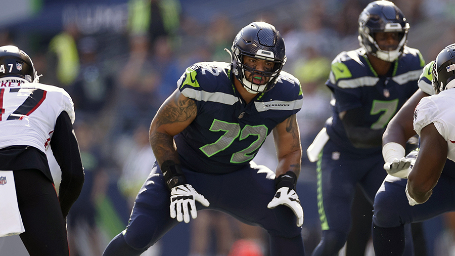 Seattle Seahawks Abraham Lucas Atlanta Falcons 2022...