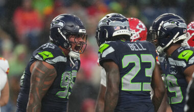 Seattle Seahawks Brandon Pili safety Kansas City Chiefs 2025...