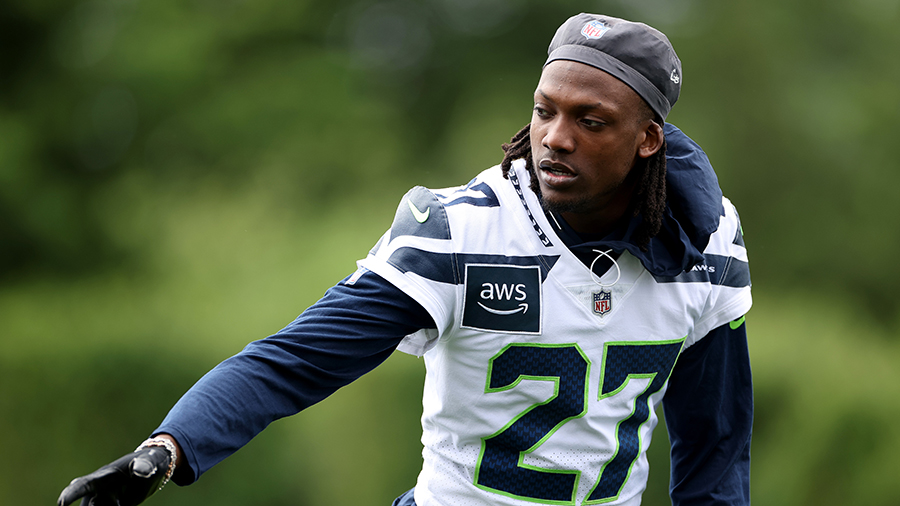 Seattle Seahawks Riq Woolen 2024 OTA...