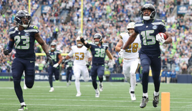 Seattle Seahawks Tory Horton kickoff return touchdown New Orleans Saints 2025...