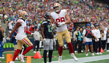 Seattle Seahawks go-ahead touchdown pass San Francisco 49ers Week 1 loss 2025...