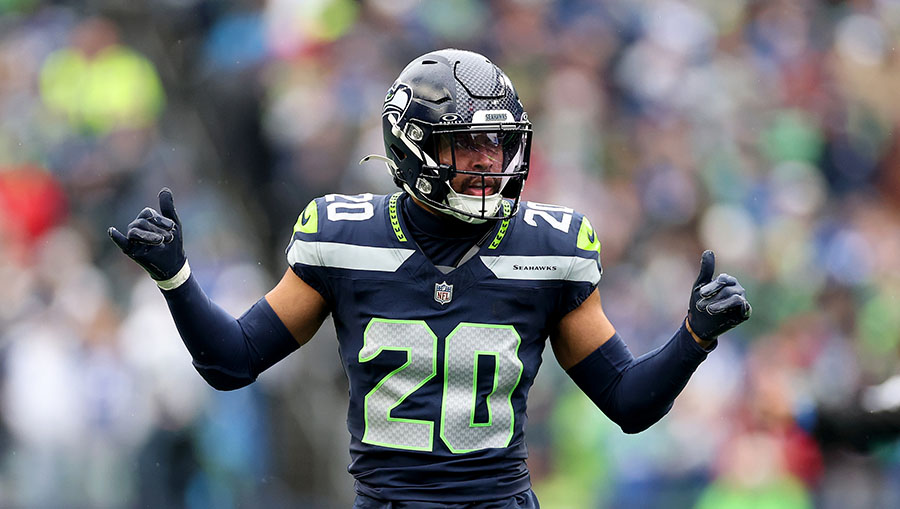 Seattle Seahawks safety Julian Love...