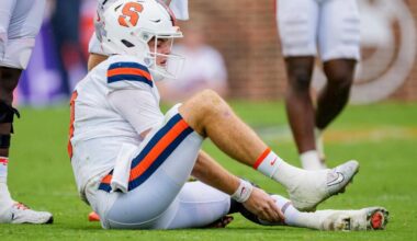 Syracuse QB Steve Angeli will miss remainder of season with torn Achilles tendon, coach says – Troy Record