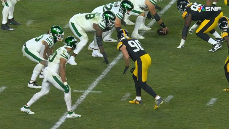 T.J. Watt Armand Membou Jets Steelers