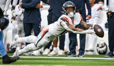 Bo Nix, Courtland Sutton can't connect late