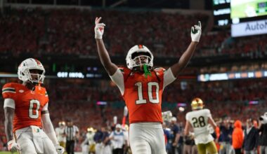 Miami tops Notre Dame in top-10 thriller