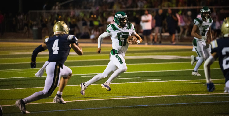 Benjamin Franklin Chargers ground Thatcher Eagles in 27-12 victory