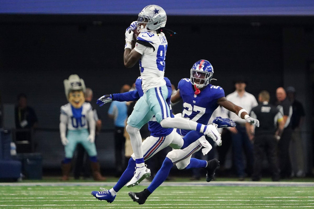 Cowboys WR CeeDee Lamb could miss multiple weeks with high ankle sprain