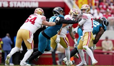Brock Purdy, 49ers receivers out of sync, injuries finally take toll in loss to Jaguars